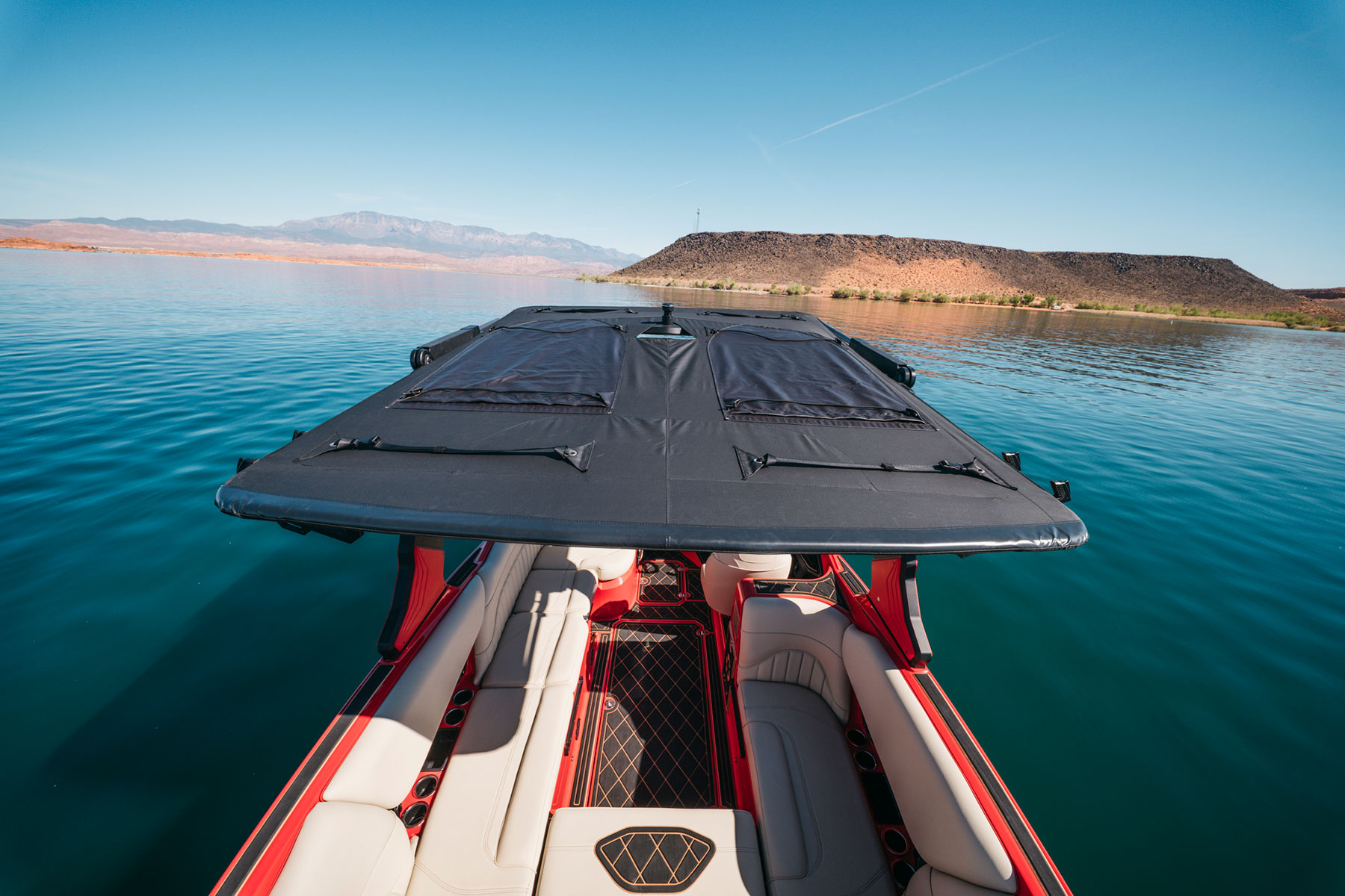 New Stealth Bimini comes standard with Stealth Tower